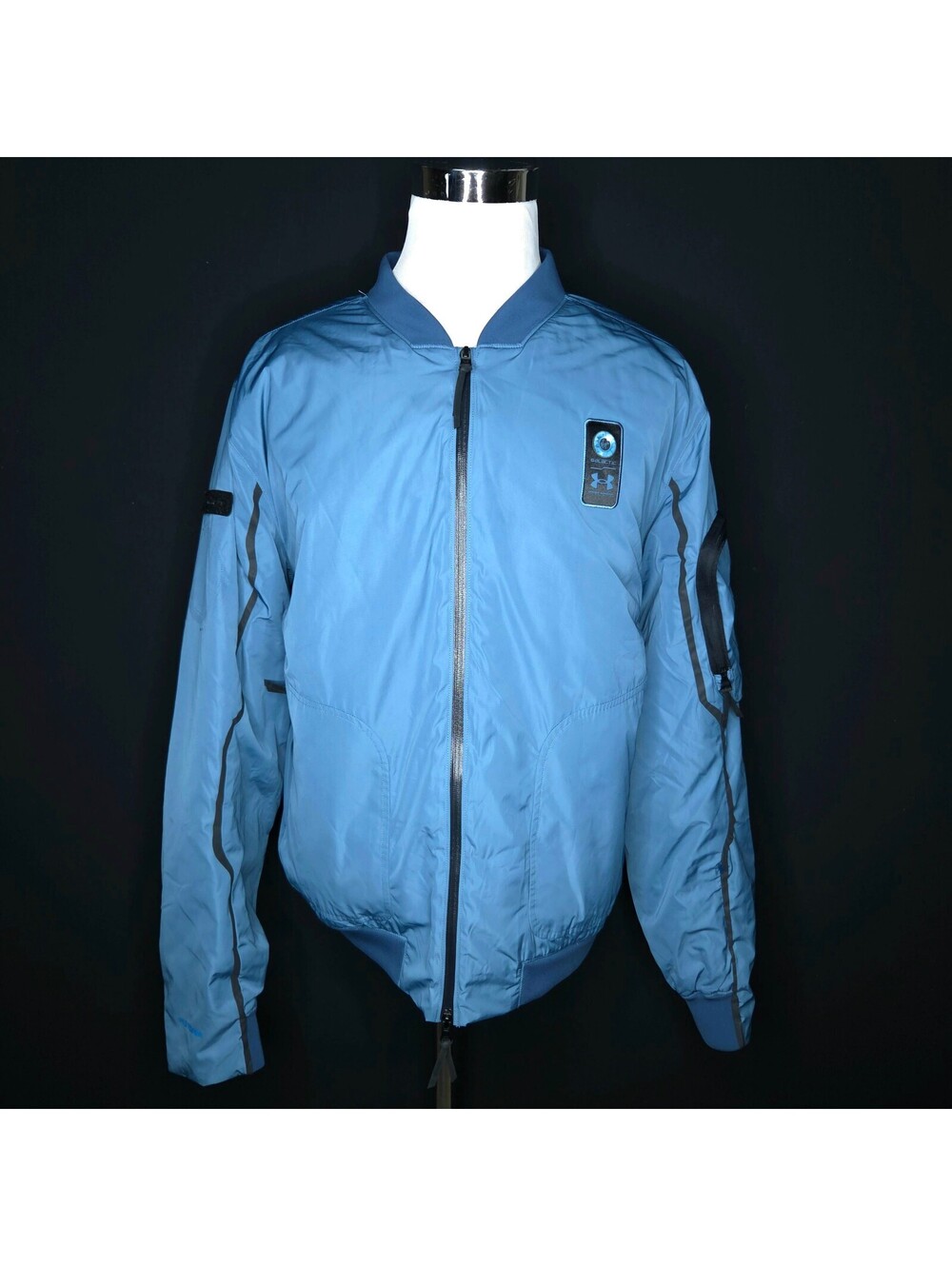 NWT (defects) Men's Under Armour Virgin Galactic Blue Storm Jacket Sz XXL